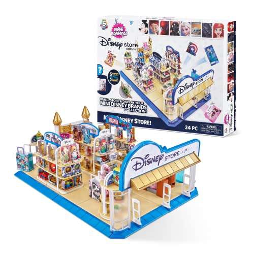 Amazon - Set de Mini Brands Disney Store (miniaturas de juguetes para los que dicen que el tamaño no importa) 
