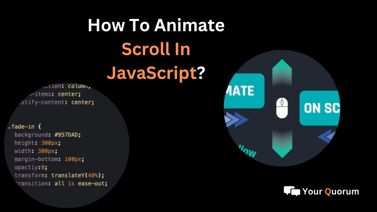 Animate Scroll In JavaScript
