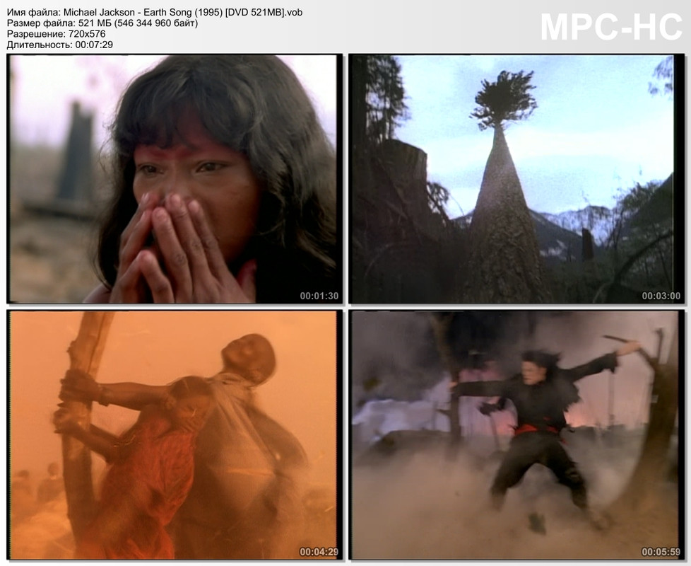 Michael Jackson - Earth Song (1995) [DVD 521MB]