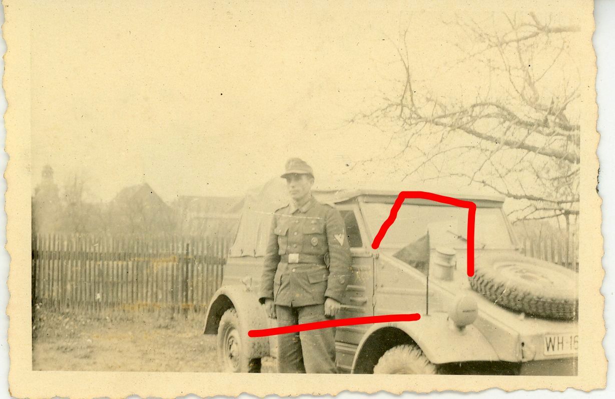 PKW Auto Kübelwagen VW Typ 82 Russland Foto