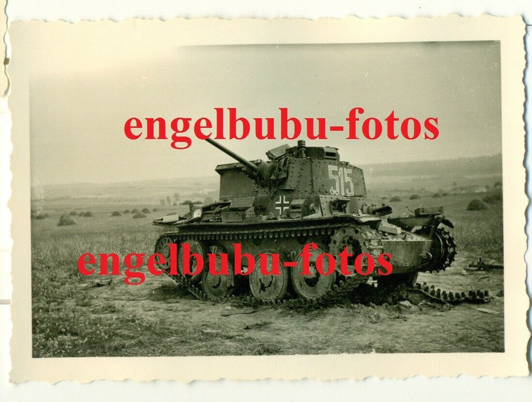 FOTO - Art.-Regt. - PANZER - PANZER 38(t) - Kampf-Einsatz - France