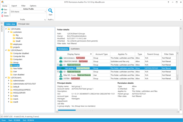 Albus Bit NTFS Permissions Auditor Pro 24.4.11