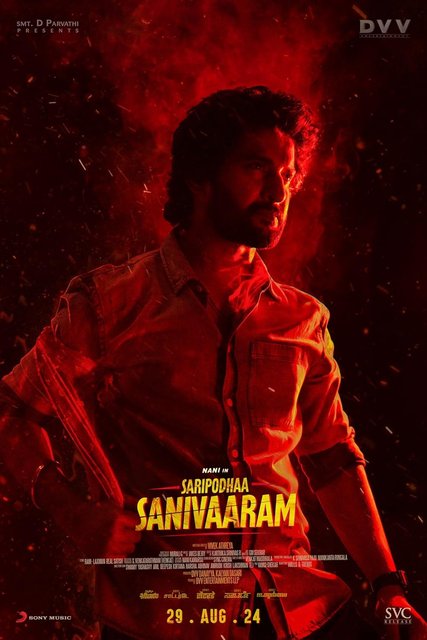 Suryas Saturday (Saripodhaa Sanivaaram) 2024 Dual Audio Hindi HDTSRip x264 AAC 1080p 720p 480p Download