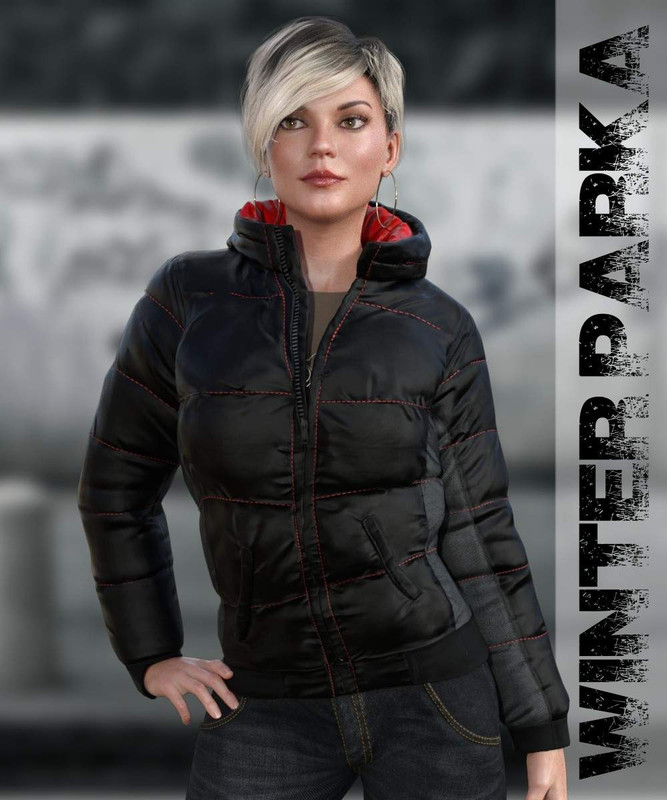 Winter Parka for Genesis 8