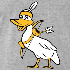 ente-indianer-pfeil-bogen-t-shirts-maenner-premium-t-shirt