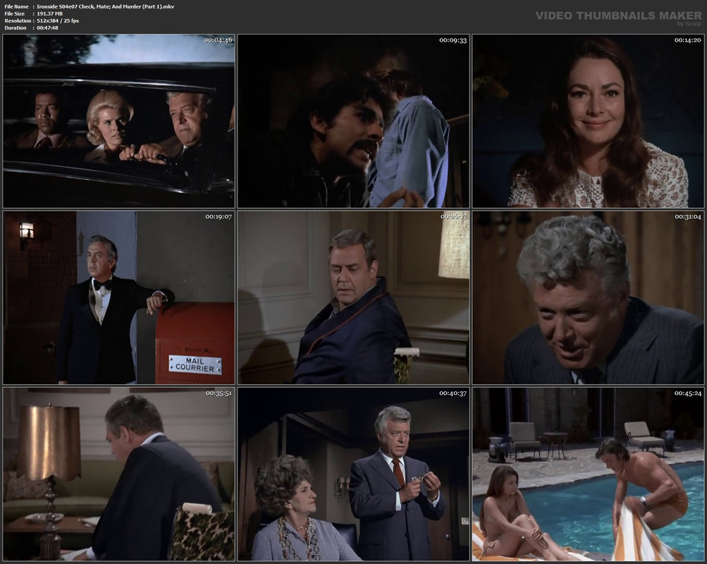 Ironside S04e07 Check, Mate; And Murder (Part 1).mkv