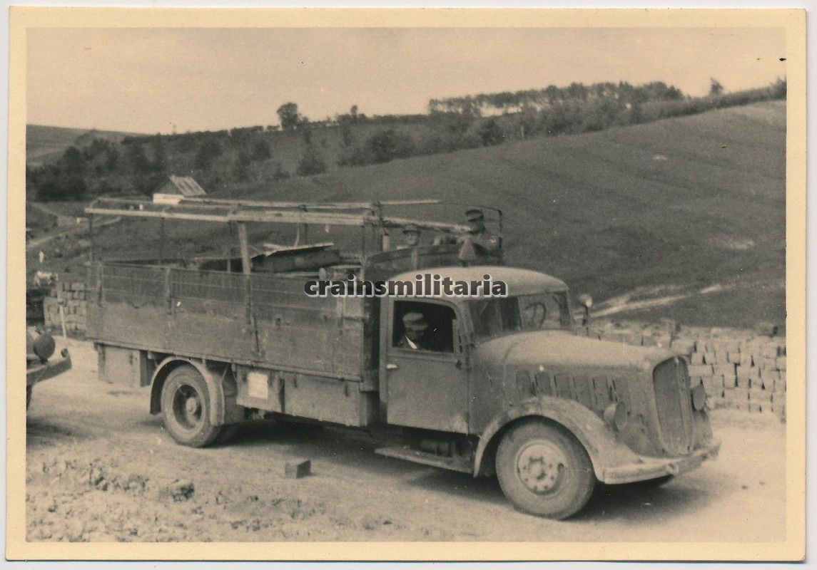 Orig. Foto Vormarsch Austro-Fiat FD 6 Lkw aus Ös