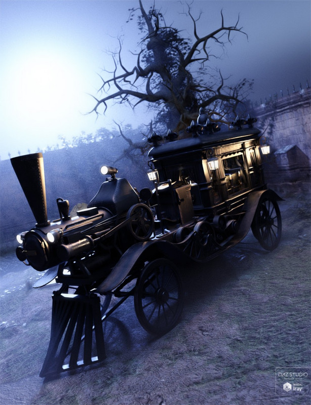 Our Permanent Address Steam Powered Hearse