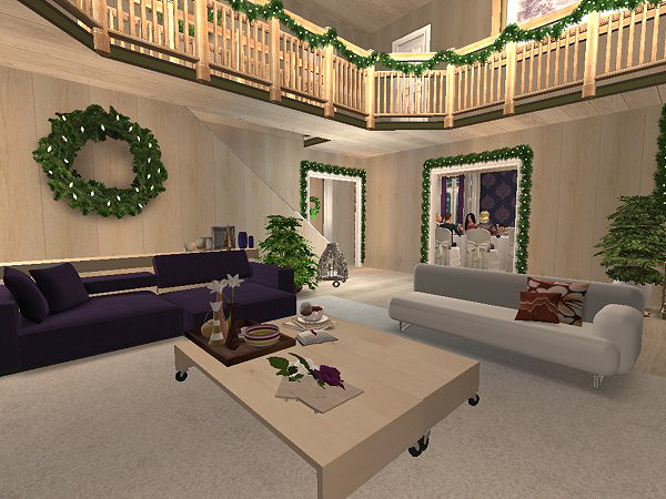 Hellohello: Domy - Stránka 4 Christmas-Chalet-interior-43