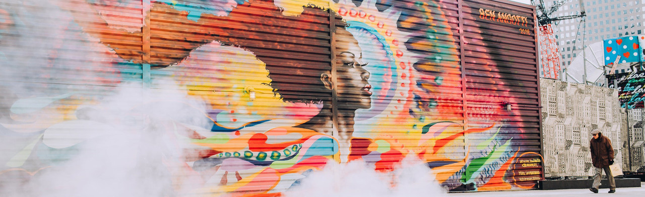 graffiti on the wall