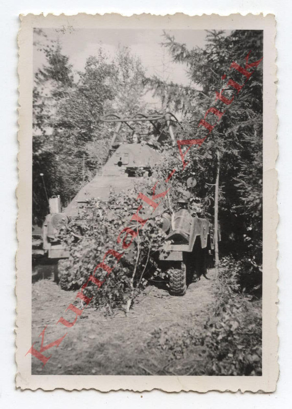 Foto Wehrmacht Litauen Russland Panzer Spähwagen