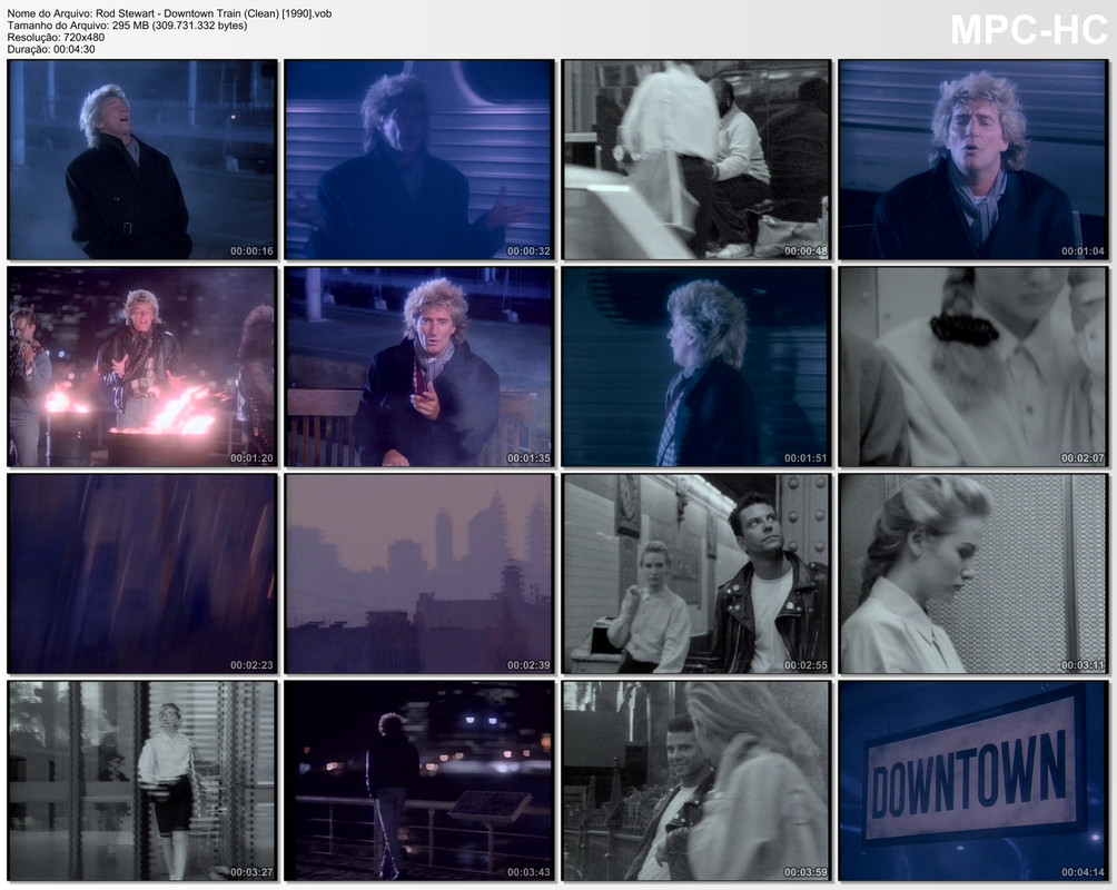 Rod Stewart - Downtown Train (Clean) [1990]