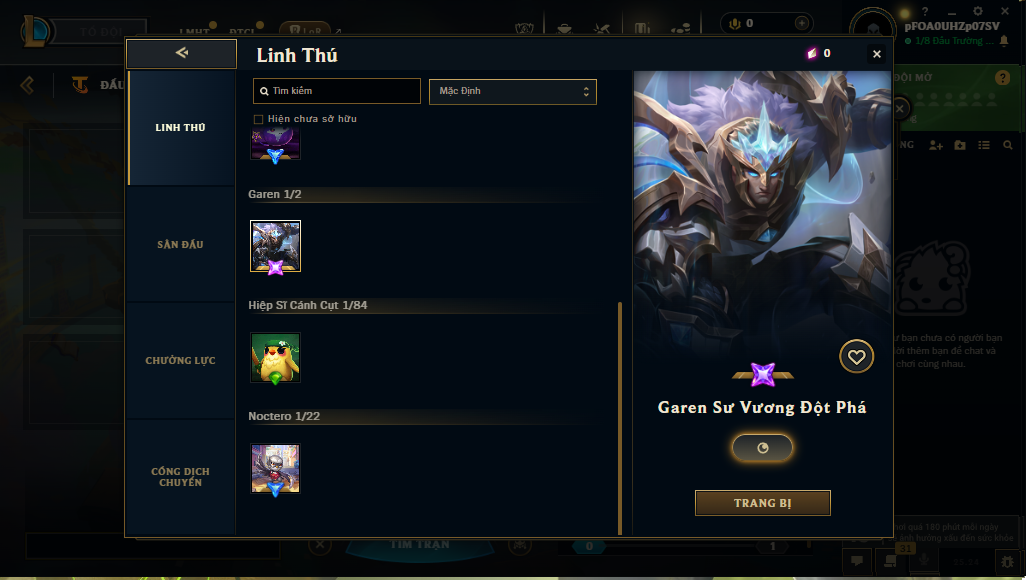 Acc DTCL # - Không Khung