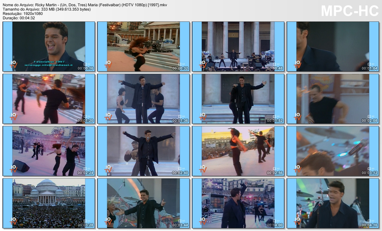 Ricky Martin - Maria (Festivalbar) (HDTV 1080p) [01.09.1997]