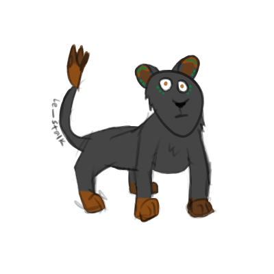 Swamp_Monster colored doodle (2)