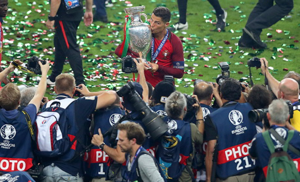 ronaldo campione euro 2016