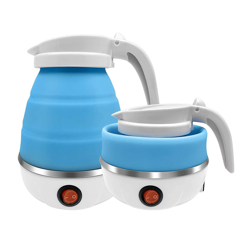 Portable Collapsible Electric Travel Kettle Foldable Silicone