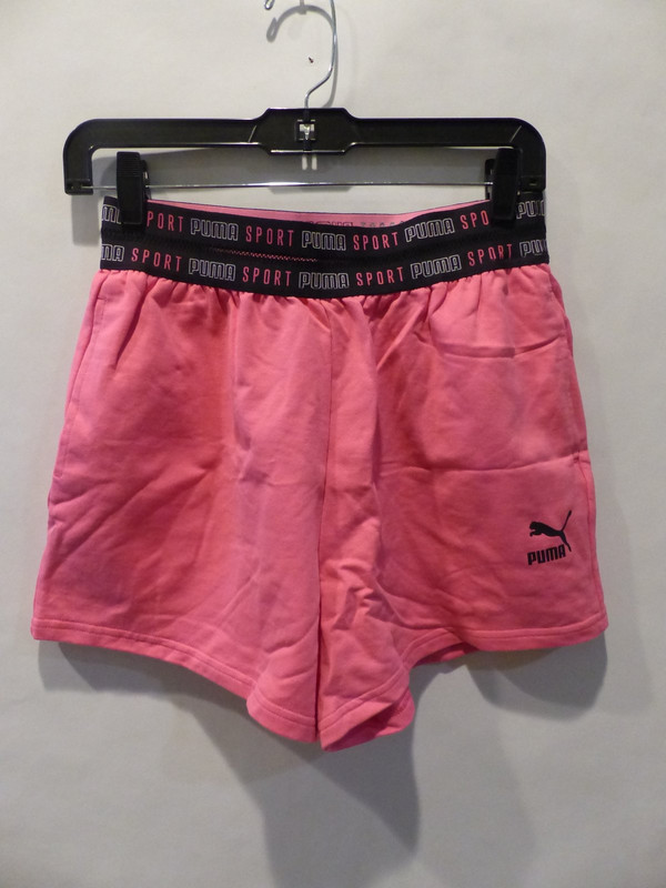 PUMA WOMENS SPORTS SHORTS SZ MEDIUM PINK 598578-88