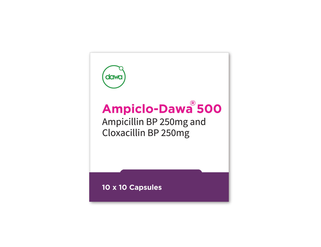 Ampiclo-Dawa 500Mg 100`S