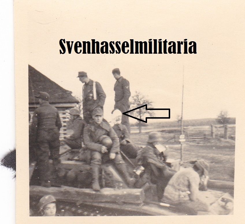 Stug Sturmgeschütz mit Frontkämpfer Kopf Verwund