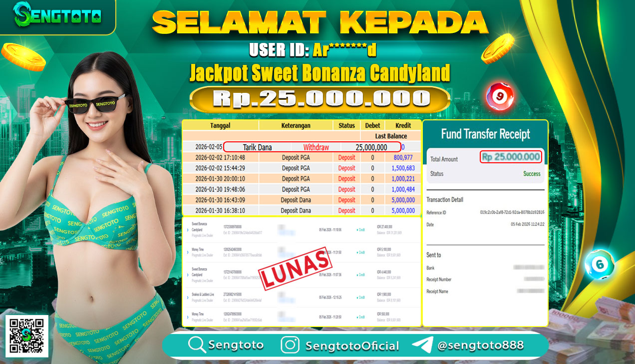 BUKTI PEMBAYARAN SLOT SWEET BONANZA CANDYLAND
