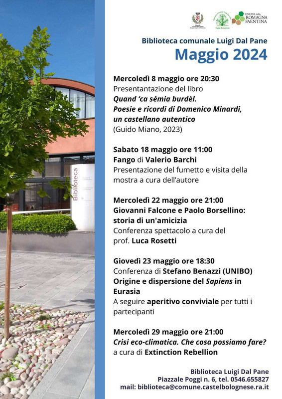 Torna la rassegna Maggio dei libri in biblioteca Torna la rassegna Maggio dei libri in biblioteca