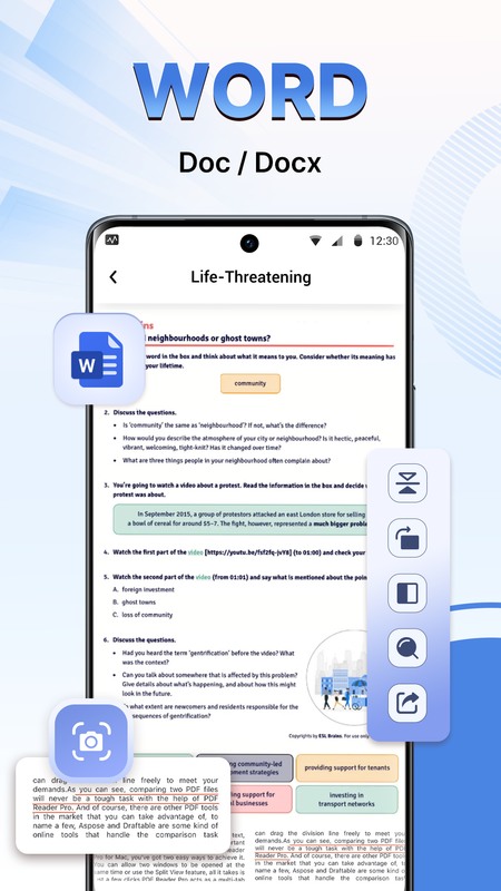 PDF Reader Screen