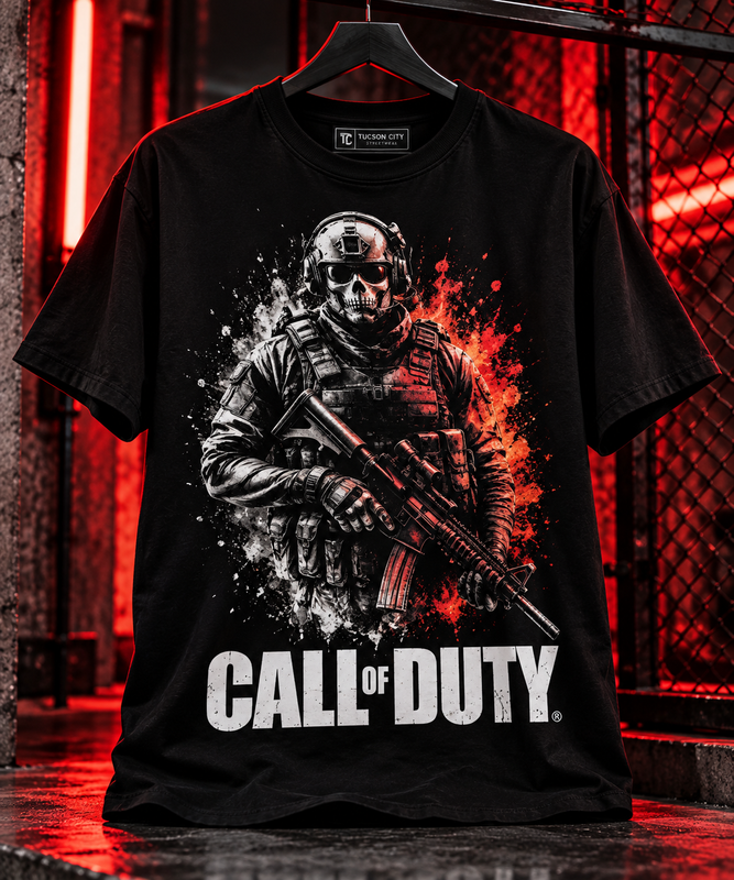 Remera clásica · Soldado neón