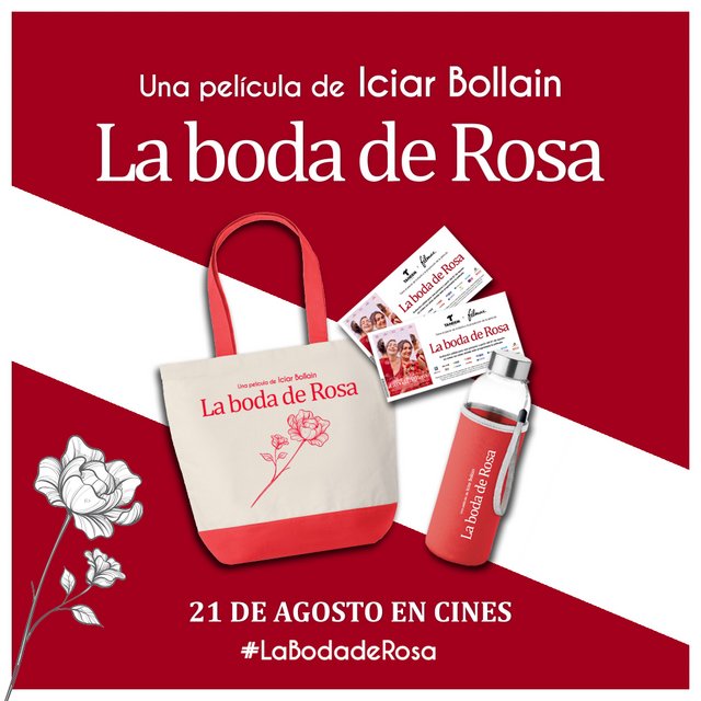 “LA BODA DE ROSA”: SORTEAMOS 3 PACKS DE REGALOS DE ESTA PELÍCULA QUE SE ESTRENA EL 21 DE AGOSTO EN CINES