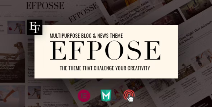 Efpose – Multipurpose Blog and Newspaper Theme WordPress