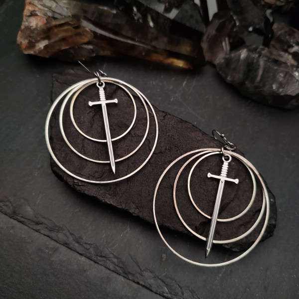 Earrings - SWORDS