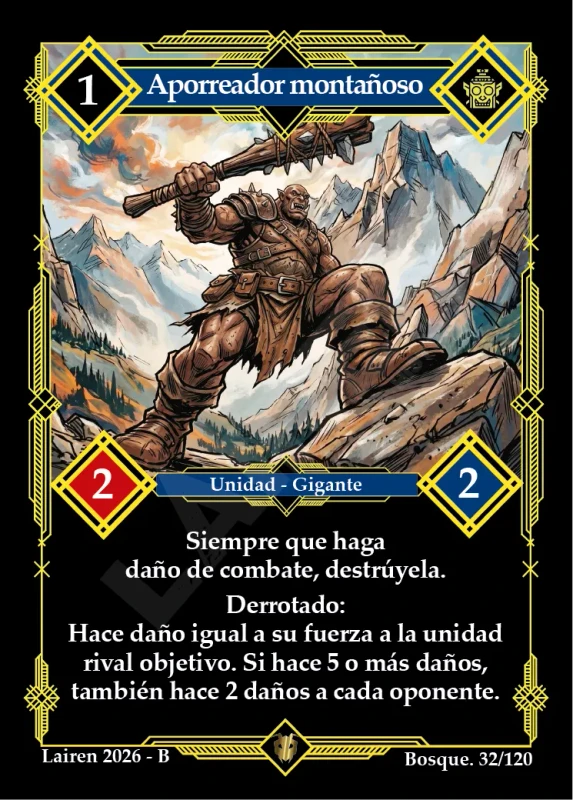 APORREADOR MONTAÑOSO