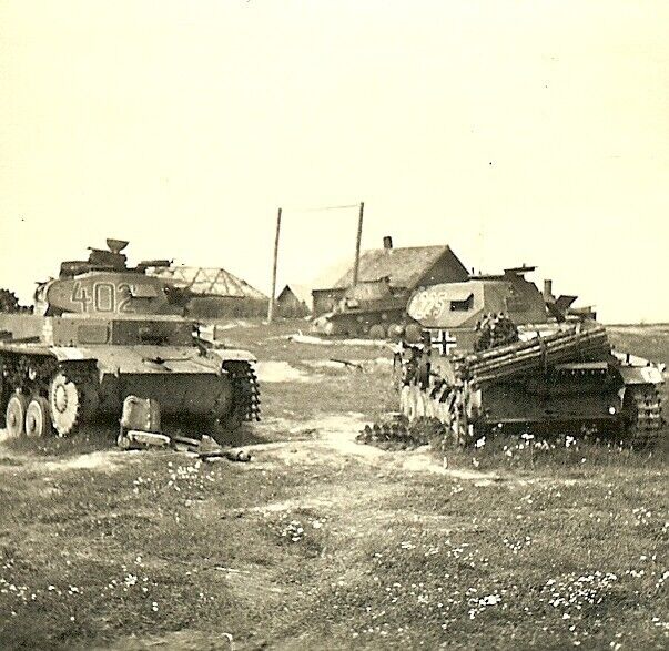 KO'd German Pzkw.II Panzer Tanks (402, 225 & 405) in Field!!! (2)