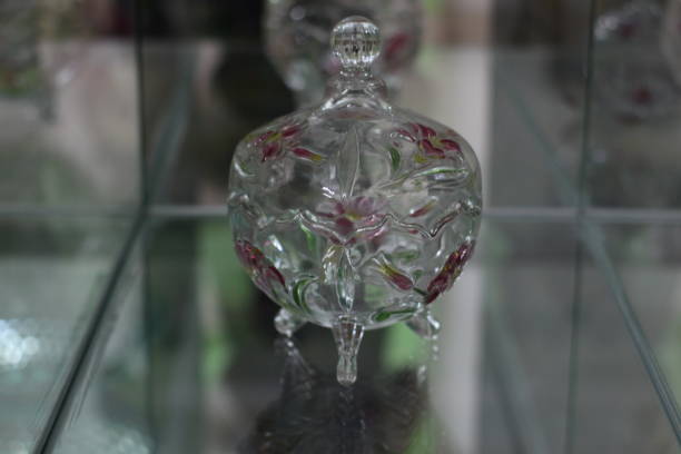 glass bowl with lid