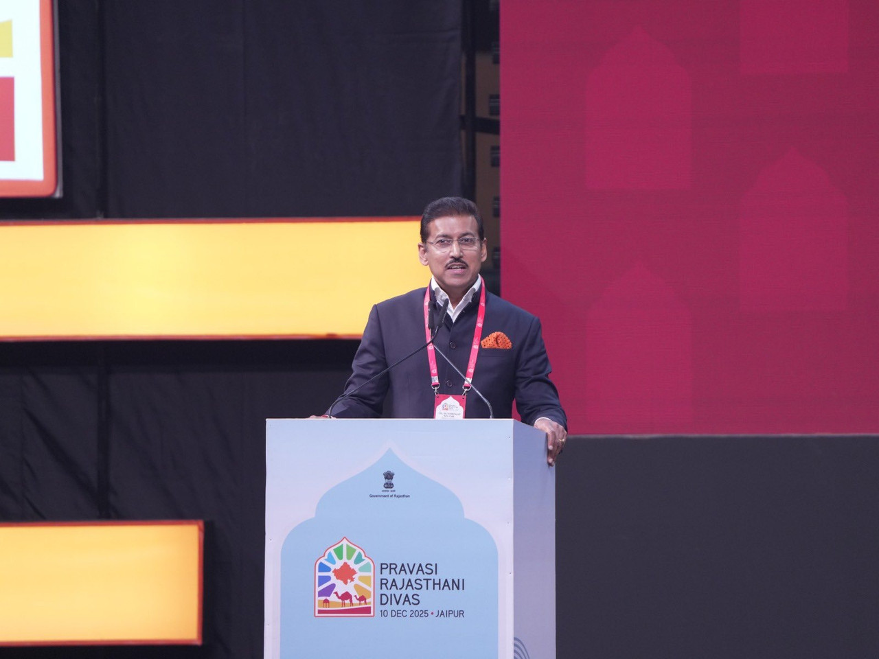 Rooted in Glory Rising to the Future Col Rathore Welcomes Global Rajasthan