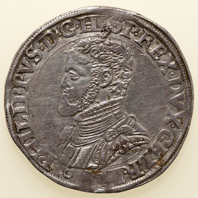 Escudo Felipe II. Países Bajos Españoles. Ducado de Güeldres. Nimega. 1561. PAS6093