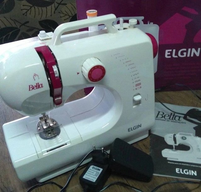 Máquina de Costura Portátil Bella BL-1200 Elgin – Bivolt