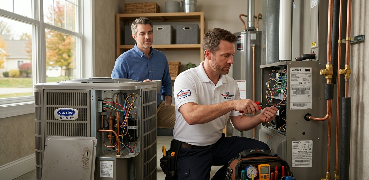 Temp Master AC Repair - Indoor Working