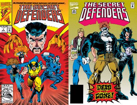 Secret Defenders #1-25 (1993-1995) Complete