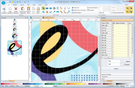 EximiousSoft Vector Icon 3.72