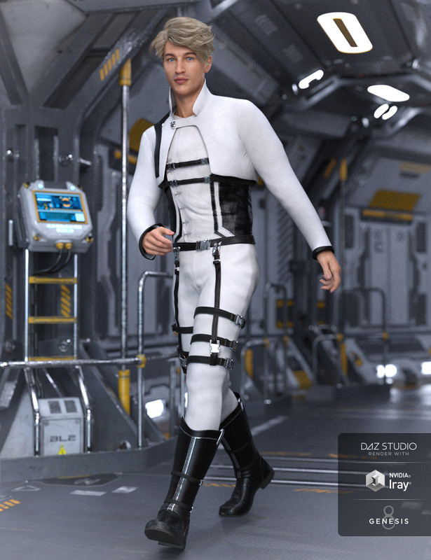 Sky Point Academy Outfit for Genesis 8 Male(s) 