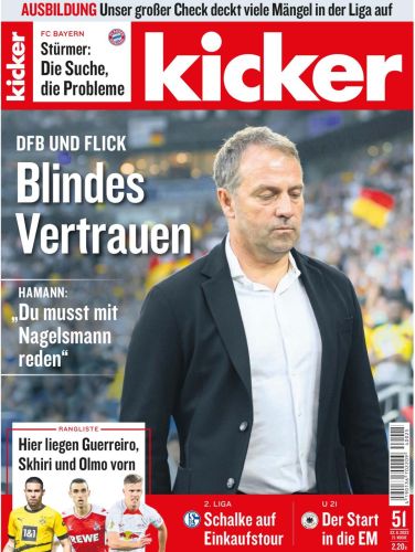 Cover: Kicker Sportmagazin No 51 vom 22  Juni 2023