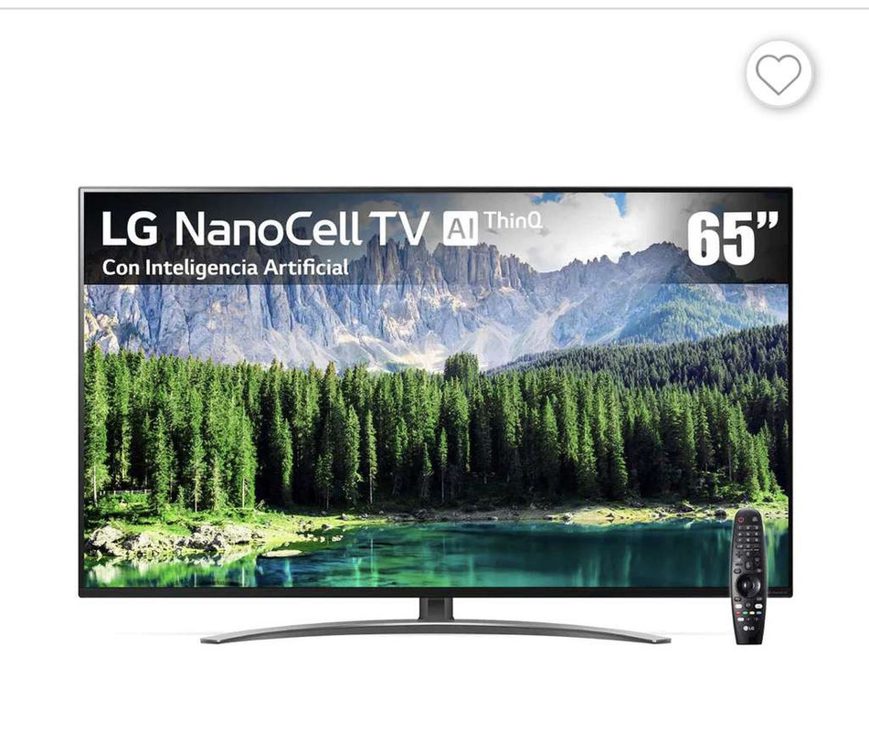 Claro Shop: Pantalla 65" LG NanoCell TV AI ThinQ 4K 65SM8600PUA 
