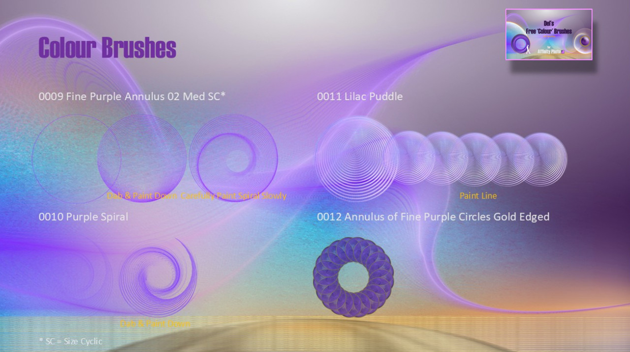 Colour Brushes 04 Brushes