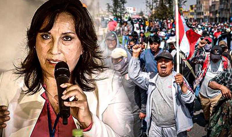 Brutal represión en Perú por parte el gobierno de Dina Boluarte