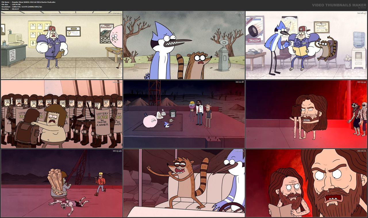 Regular Show S04E01-E02 Exit 9B & Starter Pack.mkv