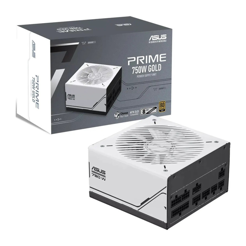 Fuente ASUS PRIME 750W 80 Plus Gold White
