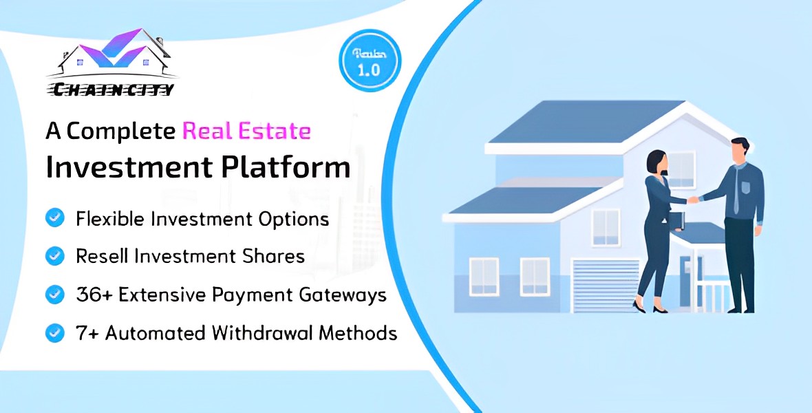 ChainCity – A Complete Real Estate Investment Platform PHP Script