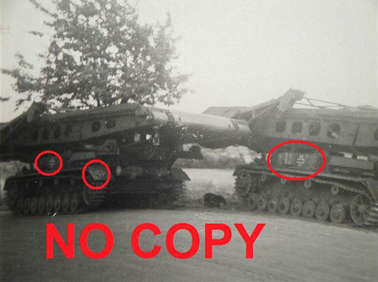 Nachlass 227. ID 3. Btl. IR 366 Panzer IV Brücke