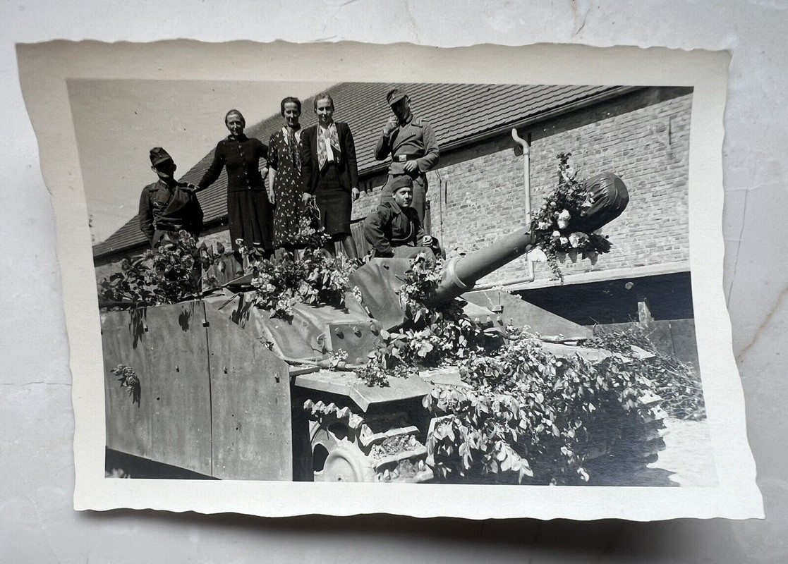 Foto Photo Sturmgeschütz mit Schürze Stug. IV Abt. Barbarossa Feldzug Wehrmacht